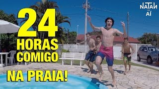 O QUE EU FAÇO NO FIM DE SEMANA NA PRAIA 24 HORAS COMIGO 4 [upl. by Cyrillus657]