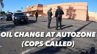 OIl Change At Autozone Cops Were Called [upl. by Nisen]