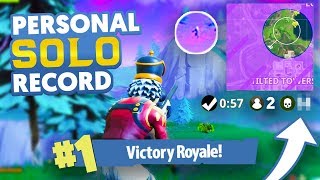 MY BEST SOLO KILL RECORD HIGHEST KILLS YET  FORTNITE BATTLE ROYALE GAMEPLAY [upl. by Einnig369]