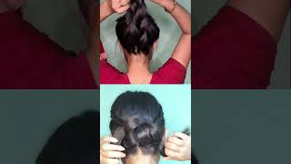 Braided bun hairstyle hairstyle shorts hair youtubeshorts [upl. by Enrika72]