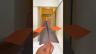 Bat Bird Origami Paper Airplane Test Flight [upl. by Stormie976]