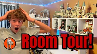 My LEGO Room Tour 100 Subscriber Special [upl. by Erapsag]