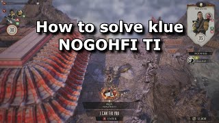 MK1 Invasions  How to solve klue NOGOHFI TI in Fire Temple mesa [upl. by Mason]