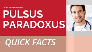 What is Pulsus Paradoxus Quick Facts [upl. by Robbyn]