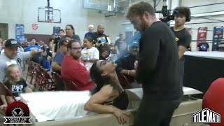 Casket Match Black Swan vs JP Harlow  Mission Pro Wrestling Intergender [upl. by Niarda]