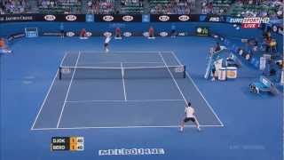 Djokovic vs Berdych  Australian open 2013 QF Highlights [upl. by Mcneely248]