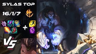 TOP Sylas vs Malphite  NA Challenger Patch 147 [upl. by Hebe]