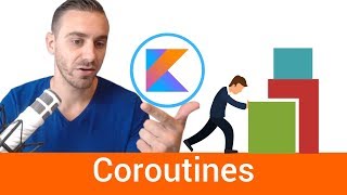 Kotlin Coroutines Beginner Example Android [upl. by Blackman617]