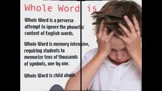 Phonics vs Whole Word [upl. by Navad728]