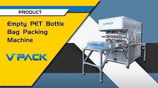 Automatic bottle unscrambler and bag packing machine for PET water bottle [upl. by Brebner]