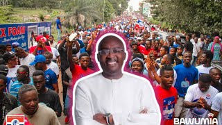 Massive Crowd Receives Dr Mahamadu Bawumia in Walewale  Miracle Denis Aboagye Reveals [upl. by Lorrie]