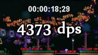 Terraria  Destroyer speedkill 18 seconds Magical Harp [upl. by Assedo]