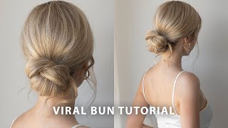 Have You Tried This Viral Bun Tutorial 😍 [upl. by Nerrat365]