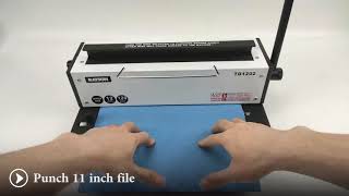 RAYSON TD1202 amp TD1200 Wire Binding Machine Using Video [upl. by Flan847]