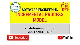 Incremental Process Model in Tamil  part 8 Software Engineering [upl. by Rayle]