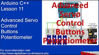 102 Arduino C  Lesson 11 Advanced Servo Control [upl. by Anh6]