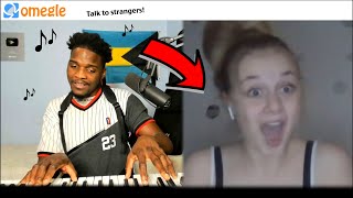 Singing Reactions on OMEGLE  Ed Sheeran  Maroon 5  Billie Eilish  MORE [upl. by Dorsy]