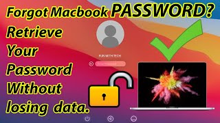 MacBook forgot login password reset without losing data  how to retrieve MacBook forgotten password [upl. by Rentsch]