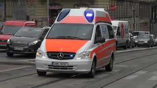 Ambulance Meditrans responding in Prague [upl. by Seraphina]