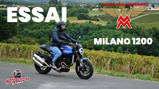 Essai Moto Morini Milano 1200  Le nouveau roadster Italien [upl. by Madden138]