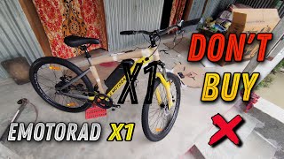 Dont Buy Emotorad X1 Electric Cycle  Emotorad Electric Cycle Big Problem  Emotorad E Cycle [upl. by Alauqahs]