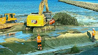 Land reclamation Eforie South 2 oct 2022 [upl. by Timms]