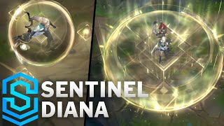 Sentinel Diana Skin Spotlight  PreRelease  League of Legends [upl. by Marasco637]