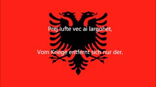 Nationalhymne Albaniens mit deutscher Übersetzung [upl. by True868]