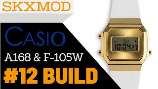 12 Casio A168 amp F105W Completed Build  Parts by SKXMOD [upl. by Moyers990]