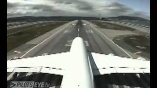 Pilotseyetv  A380 FRASFOFRA in 130sec  Clean Feed of TailCam  Original quality [upl. by Landing]