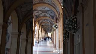 Must see in Bologna🖌 portico bologna italy art architecture history shorts [upl. by Snave]