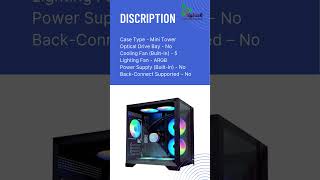 Casing PC Power Ice Cube 2024 BK mATX ARGB Gaming [upl. by Nathan]