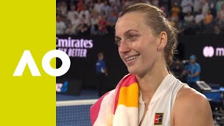 Petra Kvitova oncourt interview QF  Australian Open 2019 [upl. by Blaze]