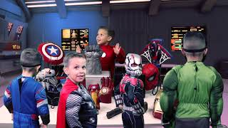 Avengers Endgame part 2 pretend play  short movie  Deion’s Playtime Skits [upl. by Anayet]