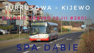 SPA Dąbie  Linia 84  Solaris Urbino 12 III 2801 [upl. by Balduin]