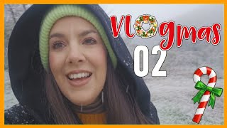 🌲❄️VLOGMAS 02 ☃️❄️ prvi sneg 🐾 idemo u goste 🐱 pravim trouglasti kolac 🍰 maxi kupovina‼️ [upl. by Lav]