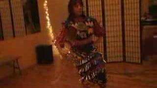 Marian Snow performs a Native Jingle Dance at Dance Conmigo [upl. by Yedsnil]