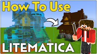 How To Use Litematica  Minecraft 120 Tutorial [upl. by Crosse]