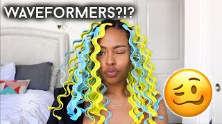 I Tried WAVE FORMERS On My Natural Hair SHOOK [upl. by Aja]