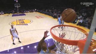 Nate Robinson two putback dunks in 4th quarter vs Lakers [upl. by Aihsak388]