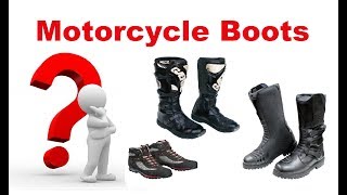 Top 3 Reasons to Buy Proper Motorcycle Boots [upl. by Anuaek]