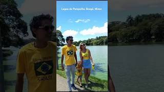 Lagoa da Pampulha Beagá Minas shortsyoutube [upl. by Ahsimek614]