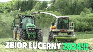 ZBIÓR ✔ LUCERNY 2024 ✔ CLAAS JAGUAR 860 ✔☆ GR SUCHARA ☆ [upl. by Drewett]