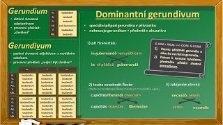 Gerundivum – Pars II Dominantní gerundivum Latinská syntax [upl. by Oidgime235]