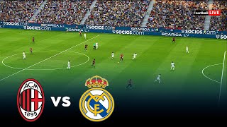 AC MILAN vs REAL MADRID 2024  Mbappe vs Morata  Full Match  Realistic PES Gameplay [upl. by Airdnaed]