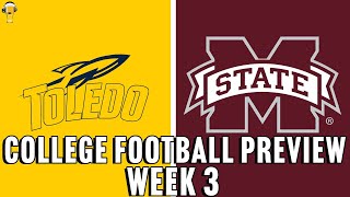 Toledo Rockets vs Mississippi State Bulldogs Prediction  Week 3 College Football  91424 [upl. by Elazaro487]