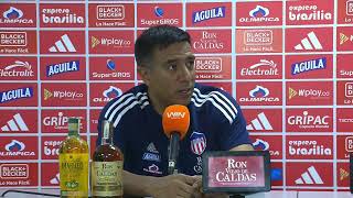 Rueda de prensa de Junior tras su partido con Patriotas [upl. by Washington]