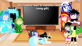 the couples react to mandela catalogue songgift [upl. by Llebanna]