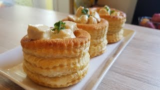 Poulet à la Moutarde  Vol au Vent Mustard Chicken Recipe [upl. by Rella]