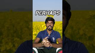 Use of perhaps in English learnenglish basicenglish english yshorts englishspeaking [upl. by Yknip]